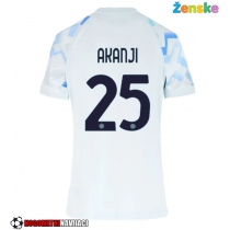 Ženske Nogometnih dresov Inter Milan Manuel Akanji #25 Gostujoči 2025-26 Kratki rokavi